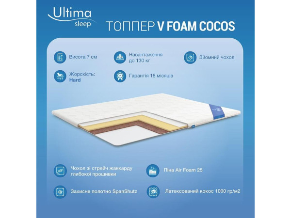 Топпер V Foam Cocos