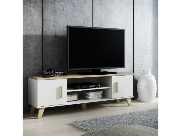 LOTTA CAMA MEBLE Тумба ТВ 160 2D2K белый