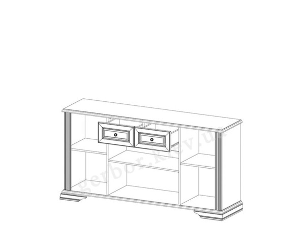 ВАЙТ Комод 4D2S Гербор