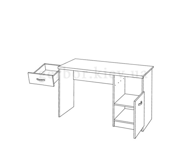 TOP-MIX Стол письменный BIU 1D1S/120 VMV Holding