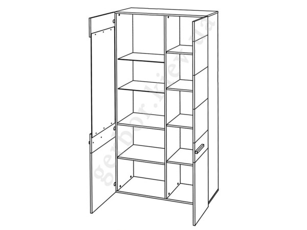 SOLO Витрина высокая 1W1D VMV Holding