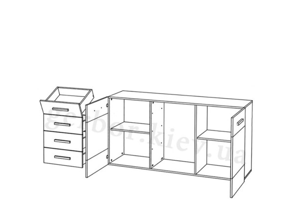SOLO Комод 2D4S VMV Holding