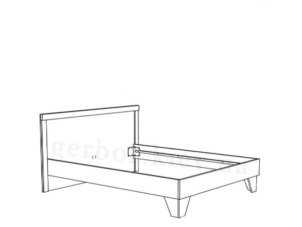 LAVENDA Кровать 160 (каркас) VMV Holding