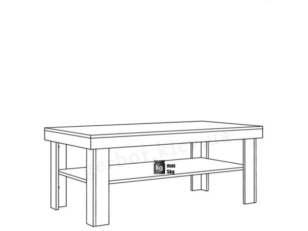 LAVENDA Стол журнальный 125 VMV Holding