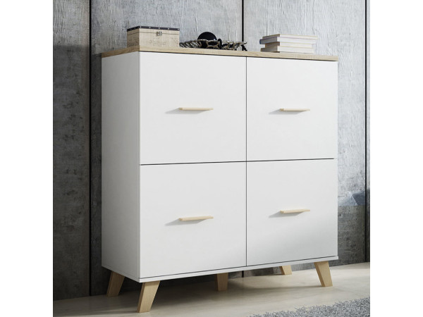 LOTTA CAMA MEBLE Комод 110 4D белый