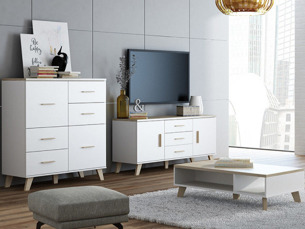 LOTTA CAMA MEBLE Комод 110 2D4S белый