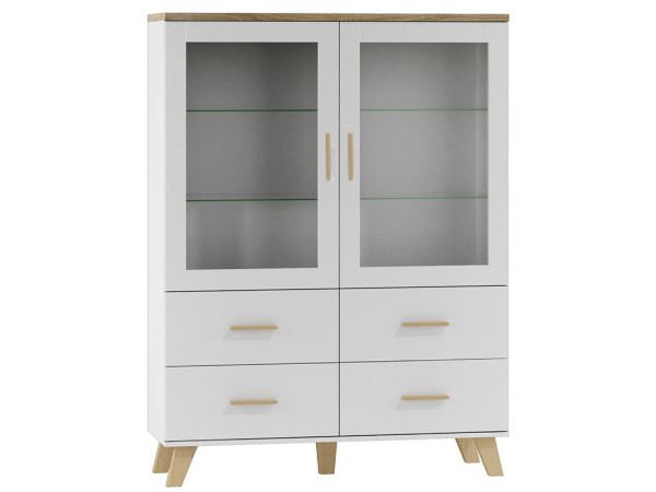 LOTTA CAMA MEBLE Витрина 120 2D4S белый