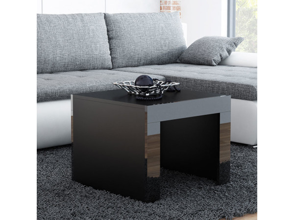 TESS CAMA MEBLE Стол журнальный 60 черный / черный глянец