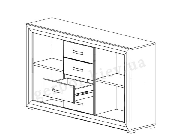 МАРКУС Комод KOM2D4S БРВ (ВМК)