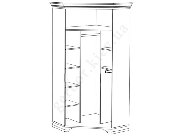 КЕНТУКI Шафа кутова SZFN2D БРВ (ВМК)