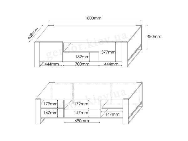 WOOD CAMA MEBLE Тумба ТВ