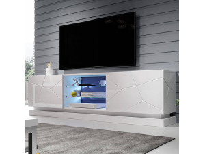 QIU 200 CAMA MEBLE Тумба ТВ белый глянец