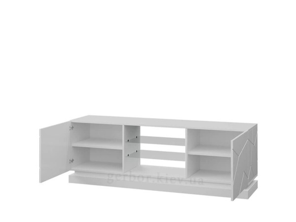 QIU 200 CAMA MEBLE Тумба ТВ белый глянец