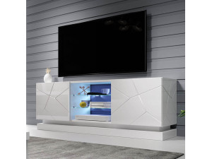QIU 160 CAMA MEBLE Тумба ТВ белый глянец