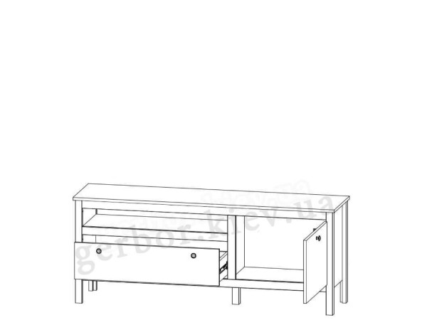 LOFT Тумба ТВ 1D1S/150 MEBELBOS