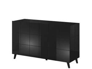 REJA CAMA MEBLE Тумба 2D черный глянец