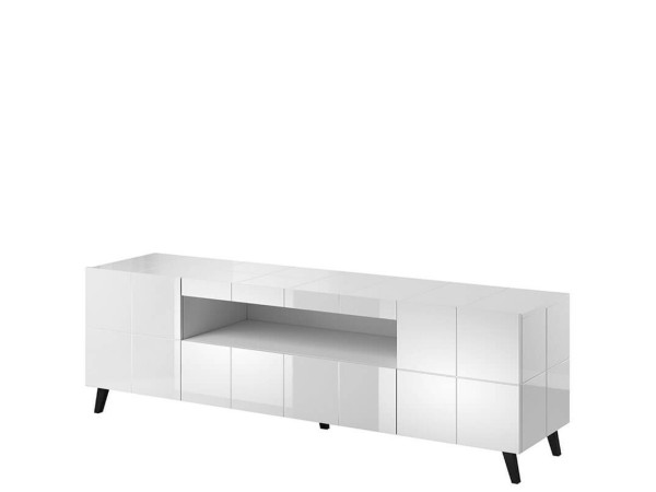 REJA CAMA MEBLE Тумба ТВ белый глянец