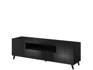 REJA CAMA MEBLE Тумба ТВ черный глянец