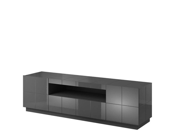 REJA CAMA MEBLE Тумба ТВ графит глянец