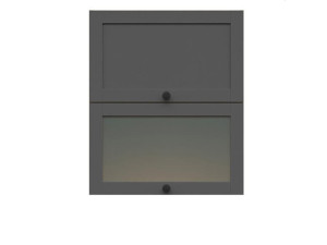 SEMI LINE Шкаф навесной G2O-60/72-OV/O BRW графит