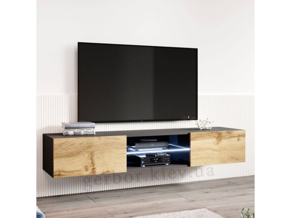 VIGO CAMA MEBLE Тумба ТВ навесная GLASS