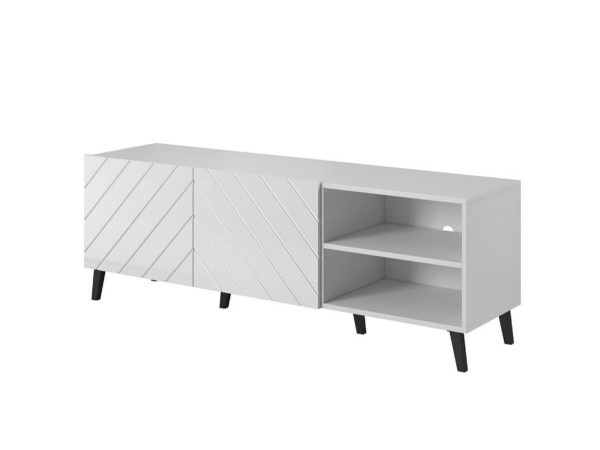 ABETO 150 CAMA MEBLE Тумба ТВ белый / белый глянец
