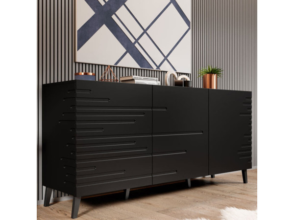 NOVA CAMA MEBLE Комод черный