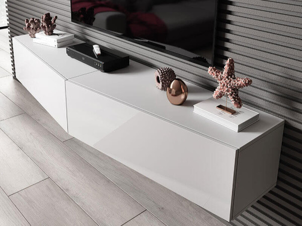 VIGO CAMA MEBLE Тумба ТВ 180 навесная SLANT