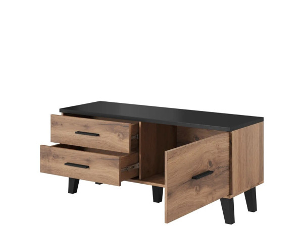LOTTA CAMA MEBLE Тумба ТВ 120 1D2S дуб вотан