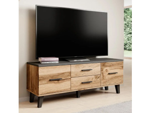 LOTTA CAMA MEBLE Тумба ТВ 140 2D2S дуб вотан