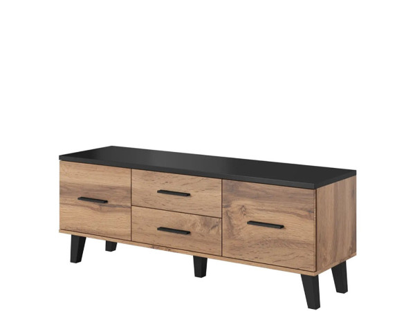 LOTTA CAMA MEBLE Тумба ТВ 140 2D2S дуб вотан