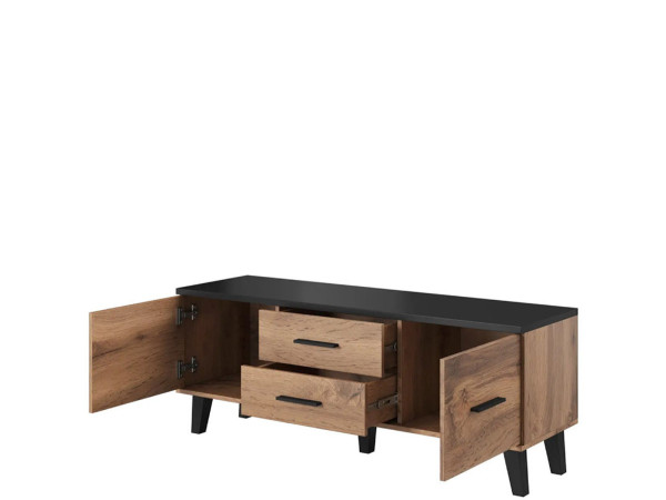 LOTTA CAMA MEBLE Тумба ТВ 140 2D2S дуб вотан