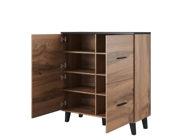 LOTTA CAMA MEBLE Комод 110 4D дуб вотан