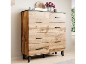 LOTTA CAMA MEBLE Комод 110 2D4S дуб вотан