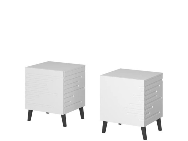 NOVA CAMA MEBLE Тумба прикроватная (2 шт.) белый