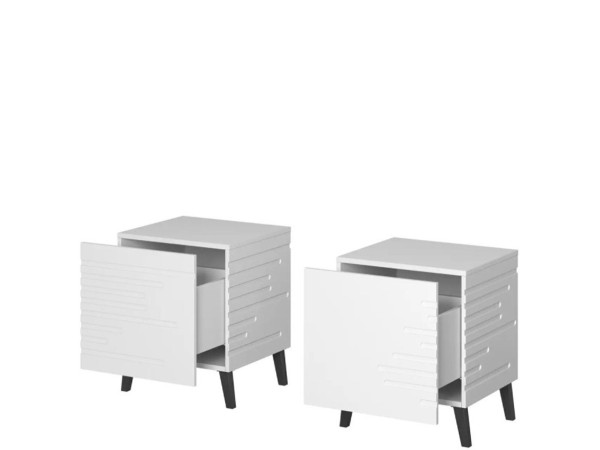 NOVA CAMA MEBLE Тумба прикроватная (2 шт.) белый