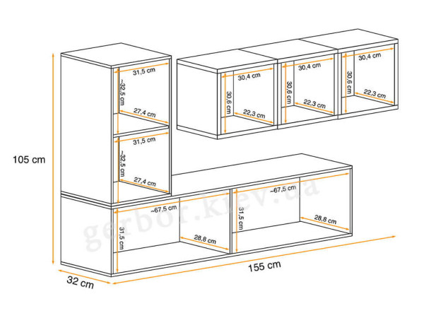 BLOX BXS6 Комплект ASM MEBLE