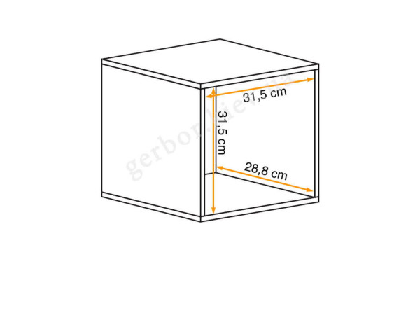 BLOX SW20 Шкаф навесной ASM MEBLE