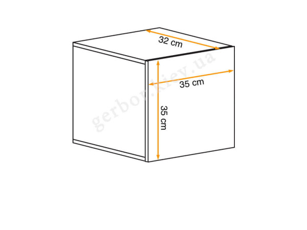 BLOX SW20 Шкаф навесной ASM MEBLE
