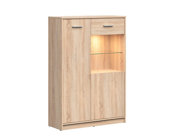 NEPO PLUS Вітрина REG1D1W/90 BRW