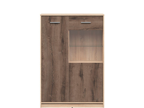 NEPO PLUS Вітрина REG1D1W/90 BRW