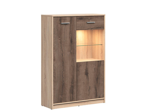 NEPO PLUS Вітрина REG1D1W/90 BRW