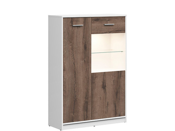 NEPO PLUS Вітрина REG1D1W/90 BRW
