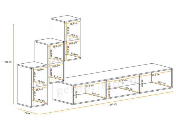 SWITCH XXII Гостиная ASM MEBLE