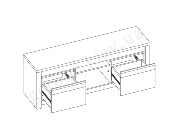 CLOVER Тумба ТВ 2S/150 Mebelbos