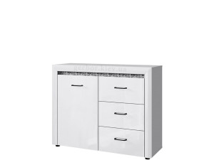 WHITEBLACK Тумба 1D3S Mebelbos