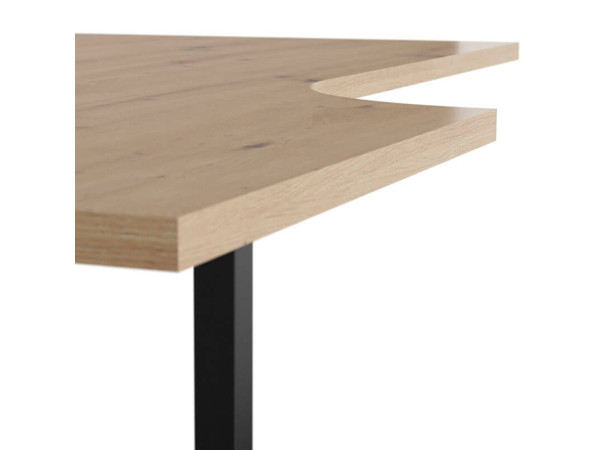 SPACE OFFICE Стол письменный угловой BIU/140/90/A/L BRW
