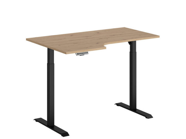 SPACE OFFICE Стол письменный угловой BIU/140/90/B/L BRW