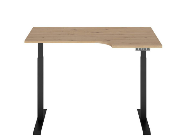 SPACE OFFICE Стол письменный угловой BIU/140/90/B/P BRW