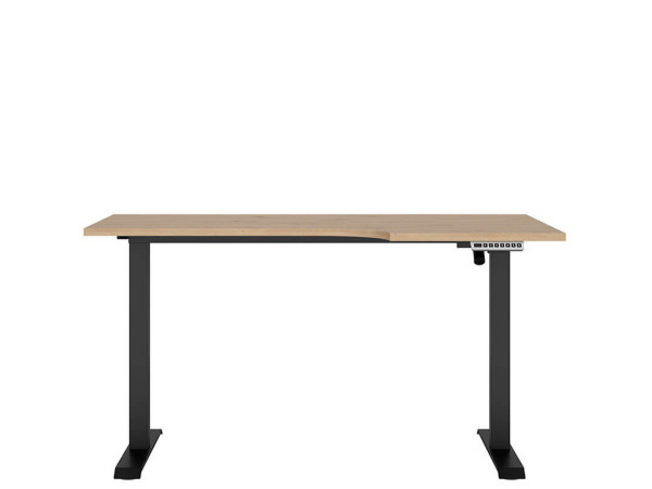 SPACE OFFICE Стол письменный угловой BIU/140/90/B/P BRW